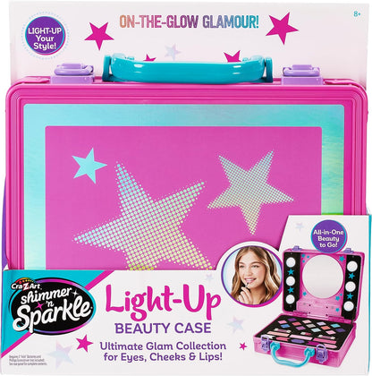 SHIMMER N SPARKLE - LIGHT UP BEAUTY CASE (17362
