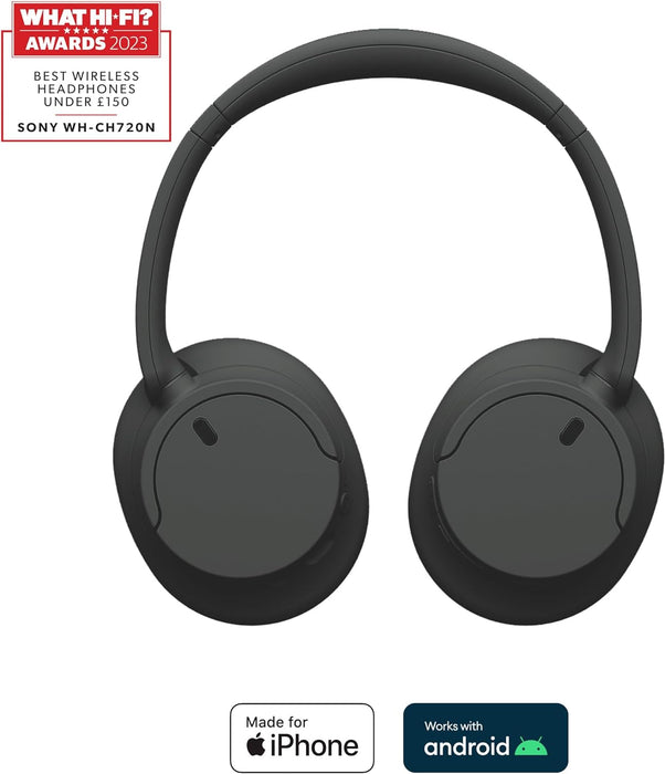 Sony WH-CH720N Noise Cancelling Wireless Bluetooth Headphones - Up to 35 hours battery life and Quick Charge