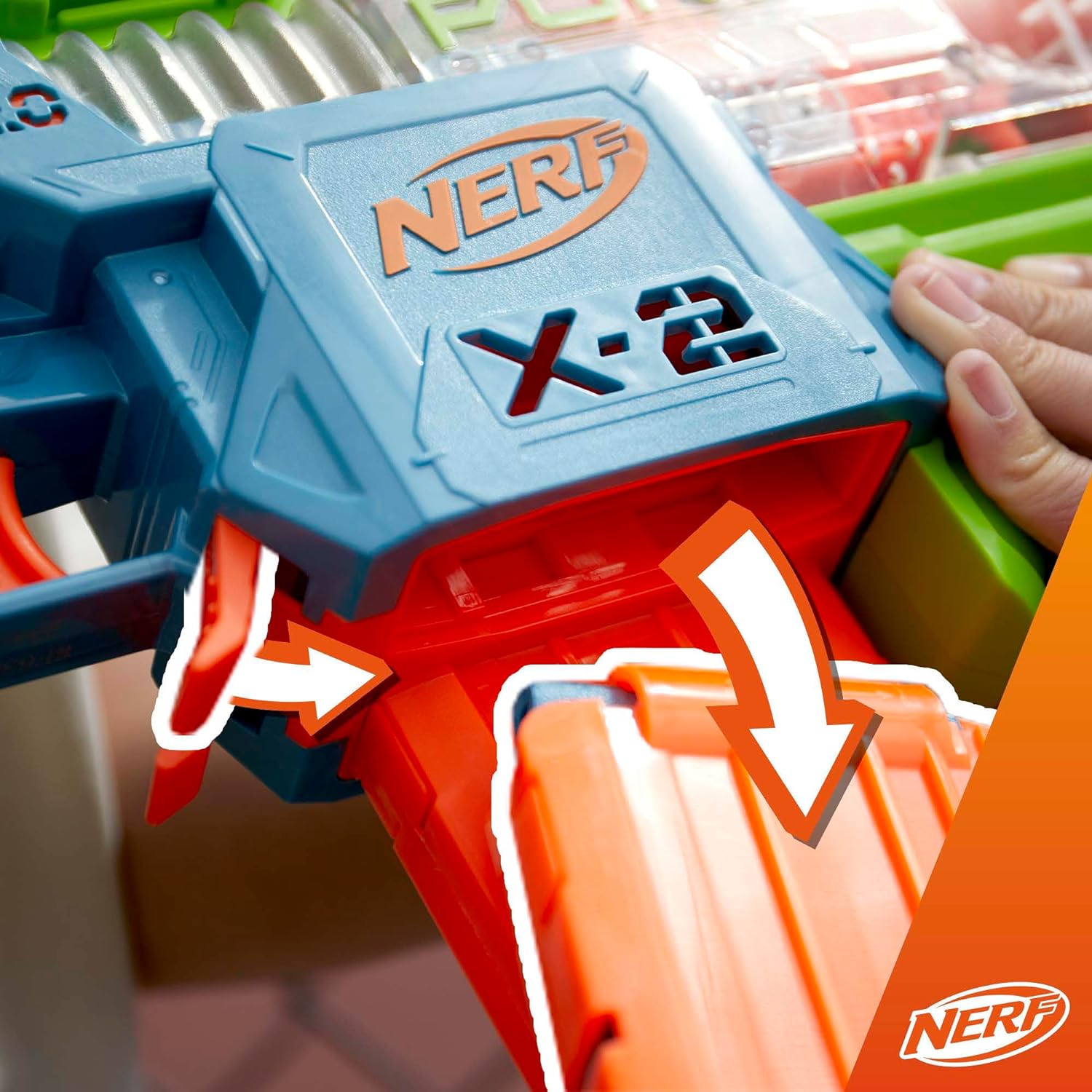 Nerf Elite 2.0 Double Punch Motorised Dart Blaster