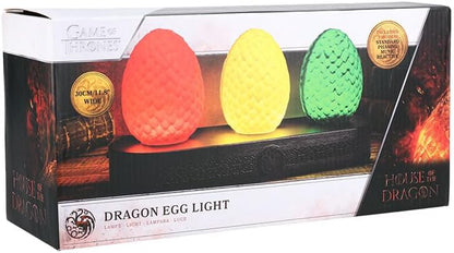 Paladone House of The Dragon Egg Light - Novelty Decor and Fandom Merchandise for HOTD and GOT Fans