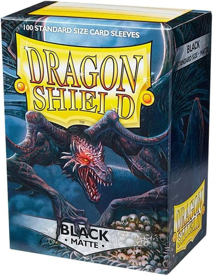 Arcane Tinmen Dragon Shield Matte Black Outer Sleeves (100) AT-13003