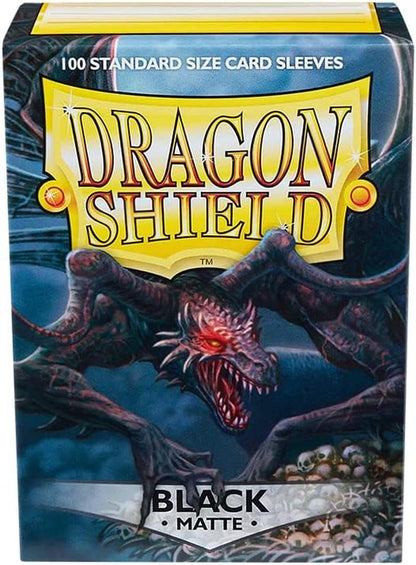 Arcane Tinmen Dragon Shield Matte Black Outer Sleeves (100) AT-13003