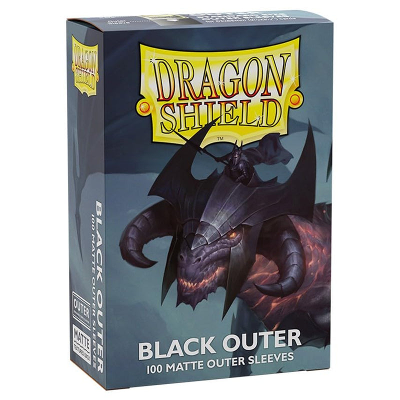 Arcane Tinmen Dragon Shield Matte Black Outer Sleeves (100) AT-13003