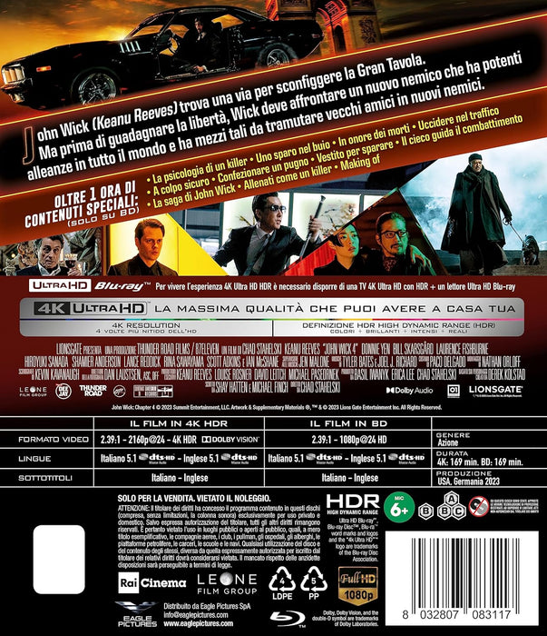 Topamz John Wick 4 - 4K (Bd 4K + Bd Hd