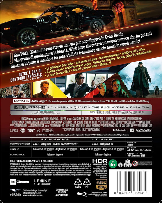 John Wick 4 "4Kult" - (Bd 4K + Bd Hd)