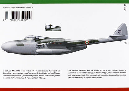 De Havilland Vampire in Italian Service
