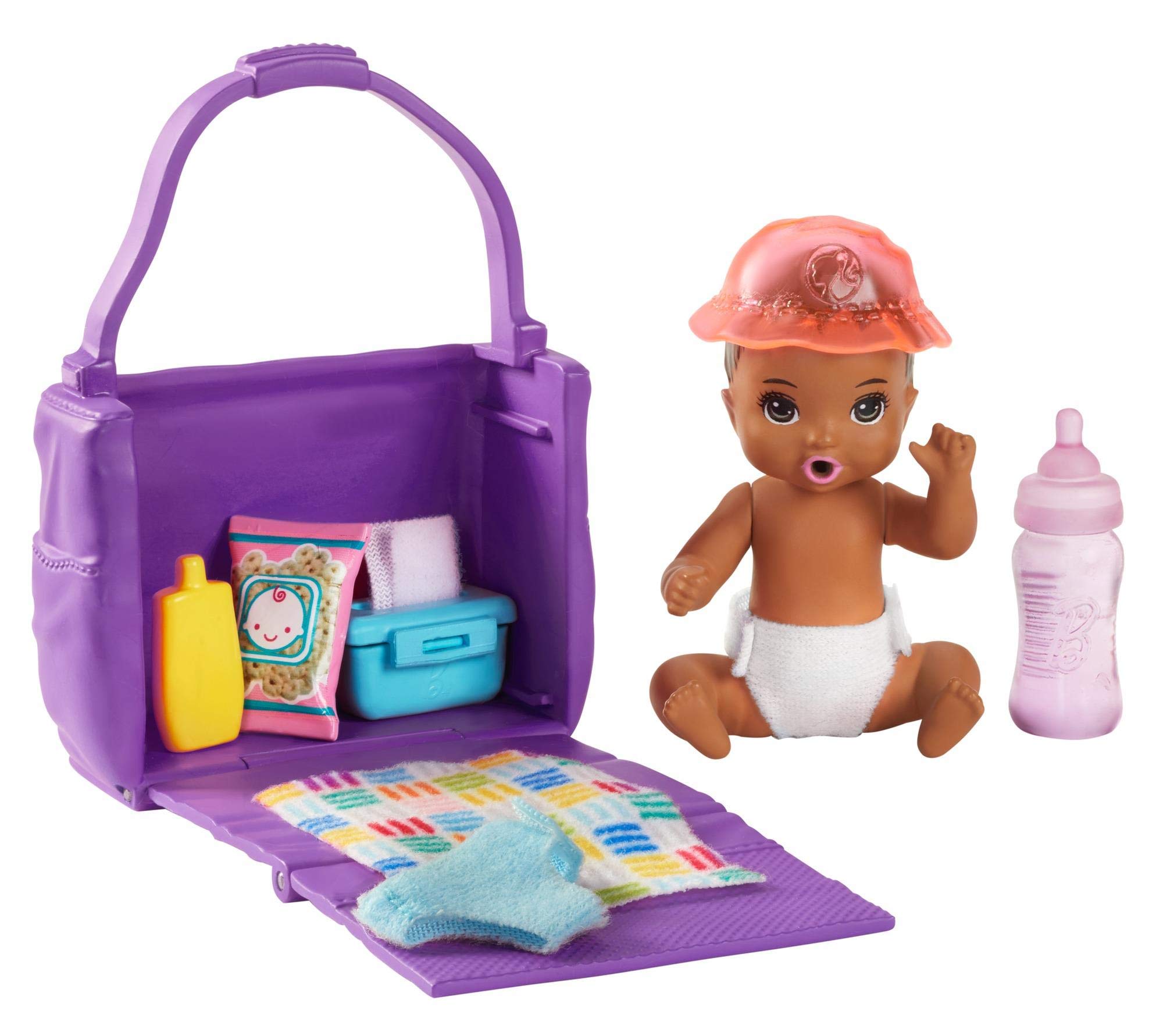 Barbie GHV86 Skipper Babysitters Inc Doll and Accessories Feeding and swaddling