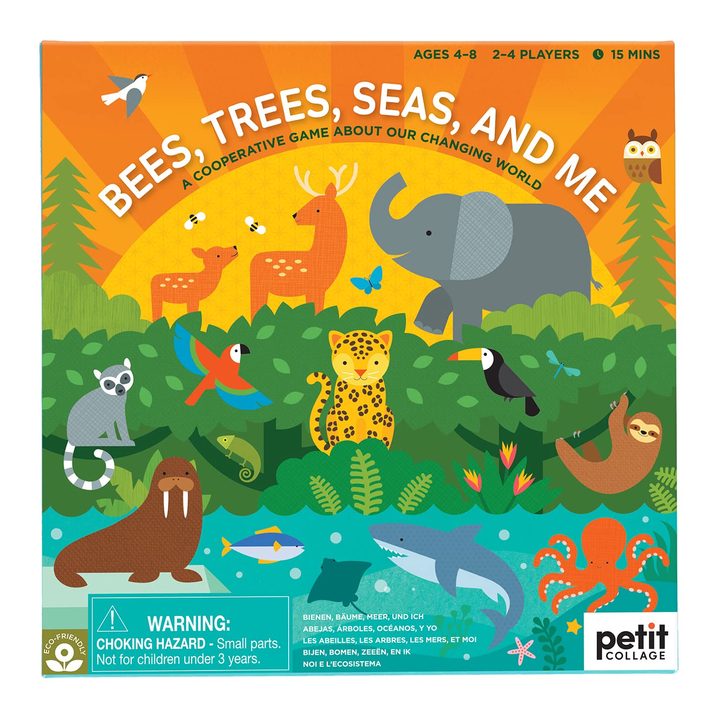Petit Collage Bees, Trees, Seas, and Me