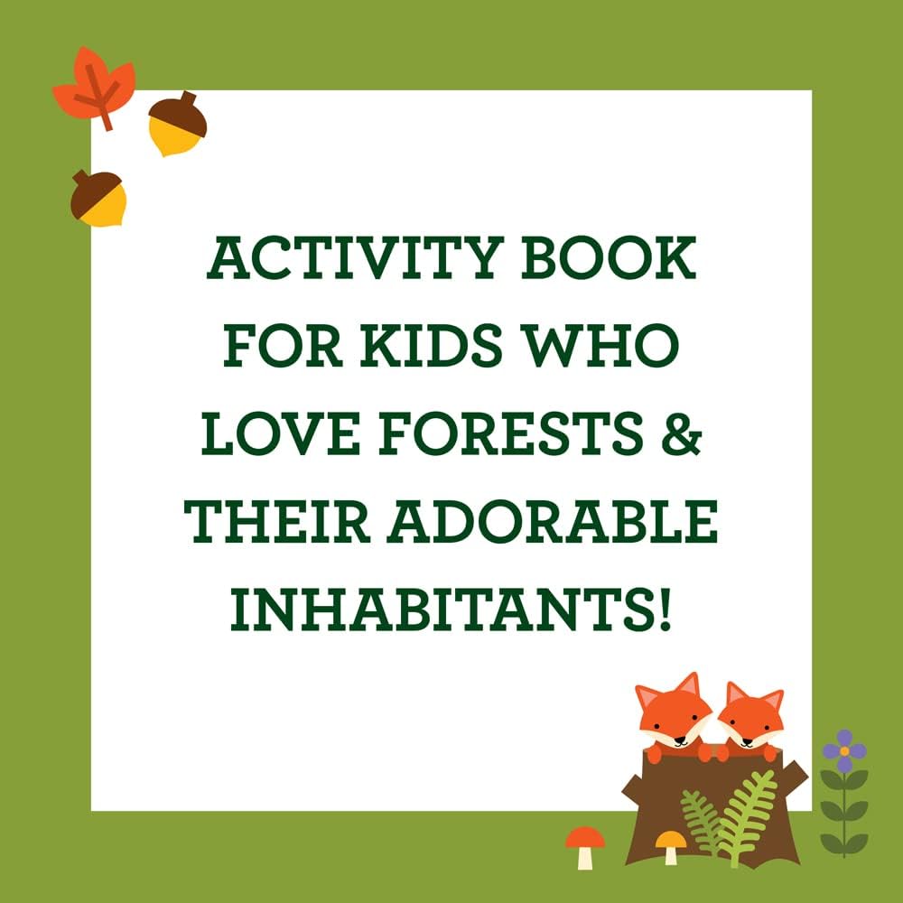 Petit Collage Woodland Colouring Book