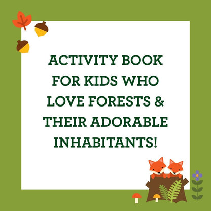 Petit Collage Woodland Colouring Book