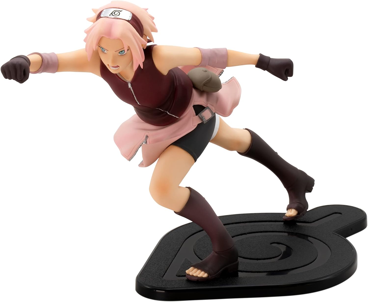 Abysse Corp Naruto Shippuden Action Figure Sakura 1:10 Scale Printed PVC Gift Boxed