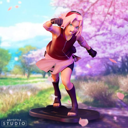 Abysse Corp Naruto Shippuden Action Figure Sakura 1:10 Scale Printed PVC Gift Boxed