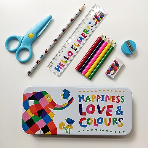 First Stationery Tin Set Elmer