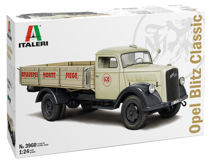 Italeri IT3960 3960 1:24 Opel Blitz Truck Making, Floor Model, DIY, Hobby, Paste, Plastic kit, Detailed, Mult