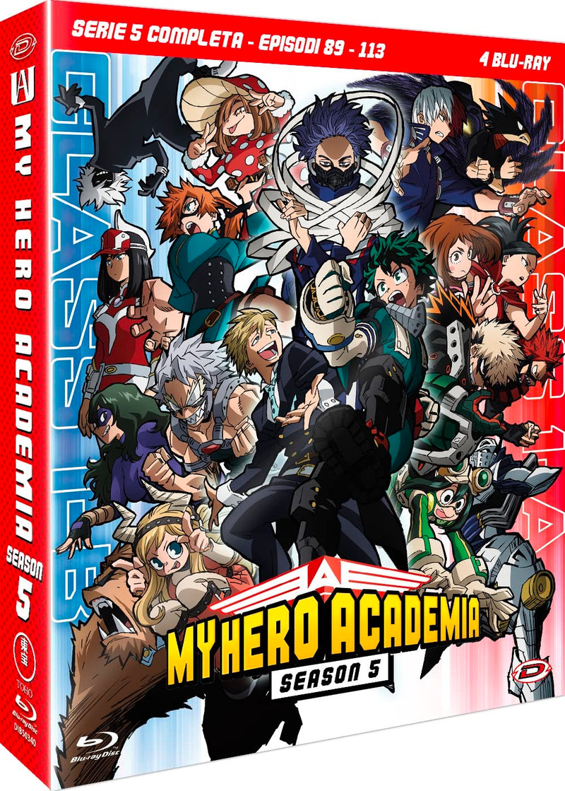 My Hero Academia, Stagione 05 The Complete Series, Eps 89-113, 4 Blu-Ray