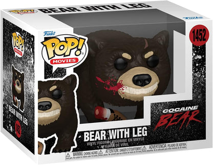 Funko Pop! Movies: Cocaine Bear - Bear with Leg (Bloody), Mature Audiences Only
