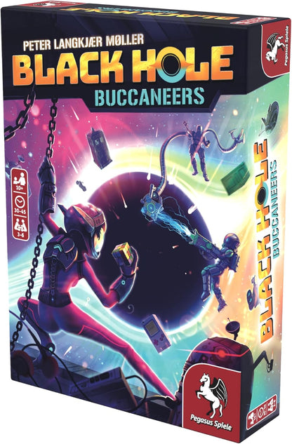 Pegasus Spiele- Black Hole Buccaneers (English Edition) Juegos de Cartas, Color Negro (PES18287E