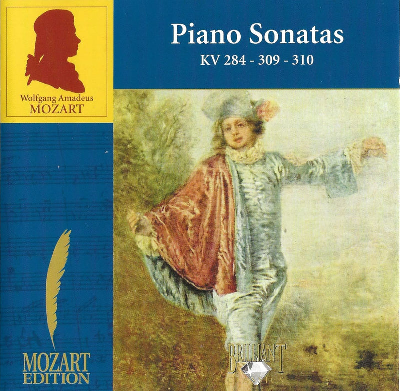 1-CD MOZART EDITION - PIANO SONATAS KV 284, 309, 310 - KLARA WURTZ