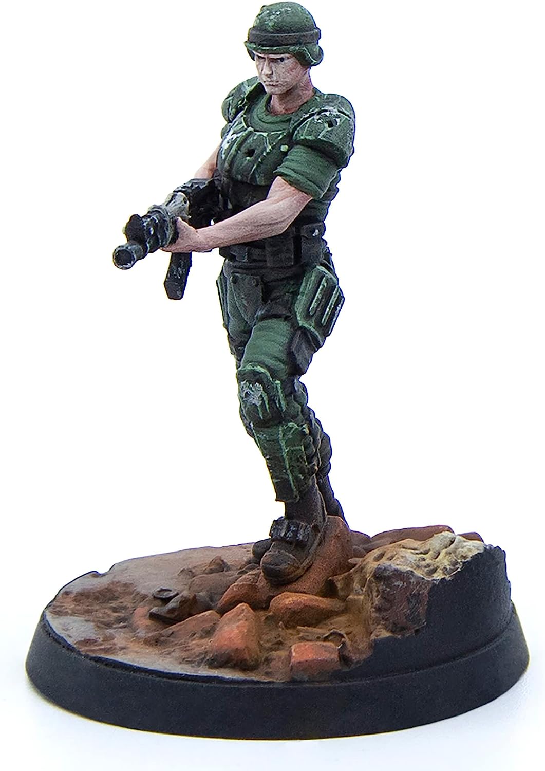 Fallout Wasteland Warfare: Survivors: Reilly's Rangers - 5 Miniatures, 32mm Unpainted Resin Figures, Capital Wave RPG