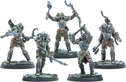 Modiphius: The Elder Scrolls: Call to Arms: Draugr Scourges - 5 Figure Resin Expansion, Chapter 4, Unpainted, 32mm Miniatures with Scenic Bases, RPG
