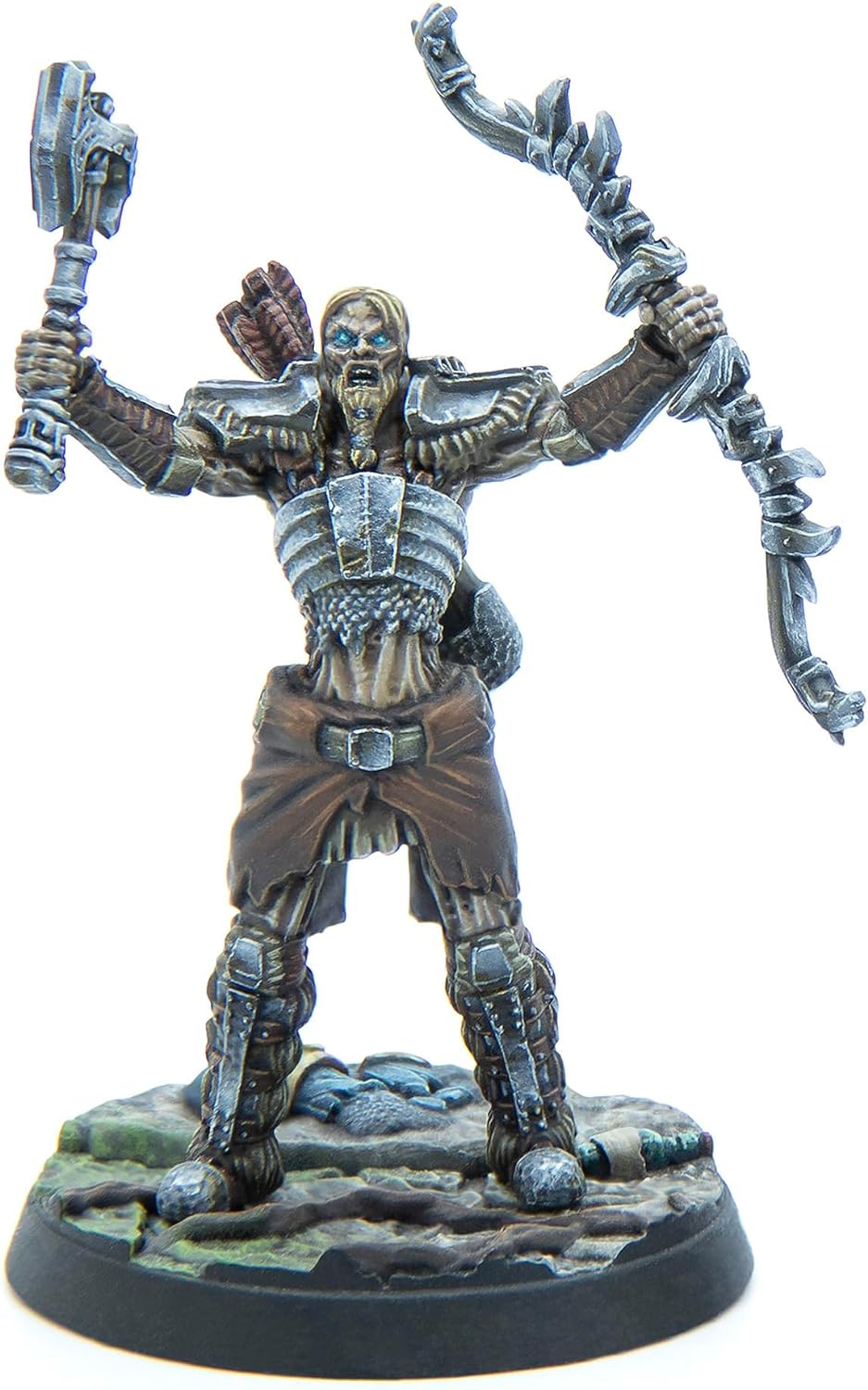 Modiphius: The Elder Scrolls: Call to Arms: Draugr Scourges - 5 Figure Resin Expansion, Chapter 4, Unpainted, 32mm Miniatures with Scenic Bases, RPG