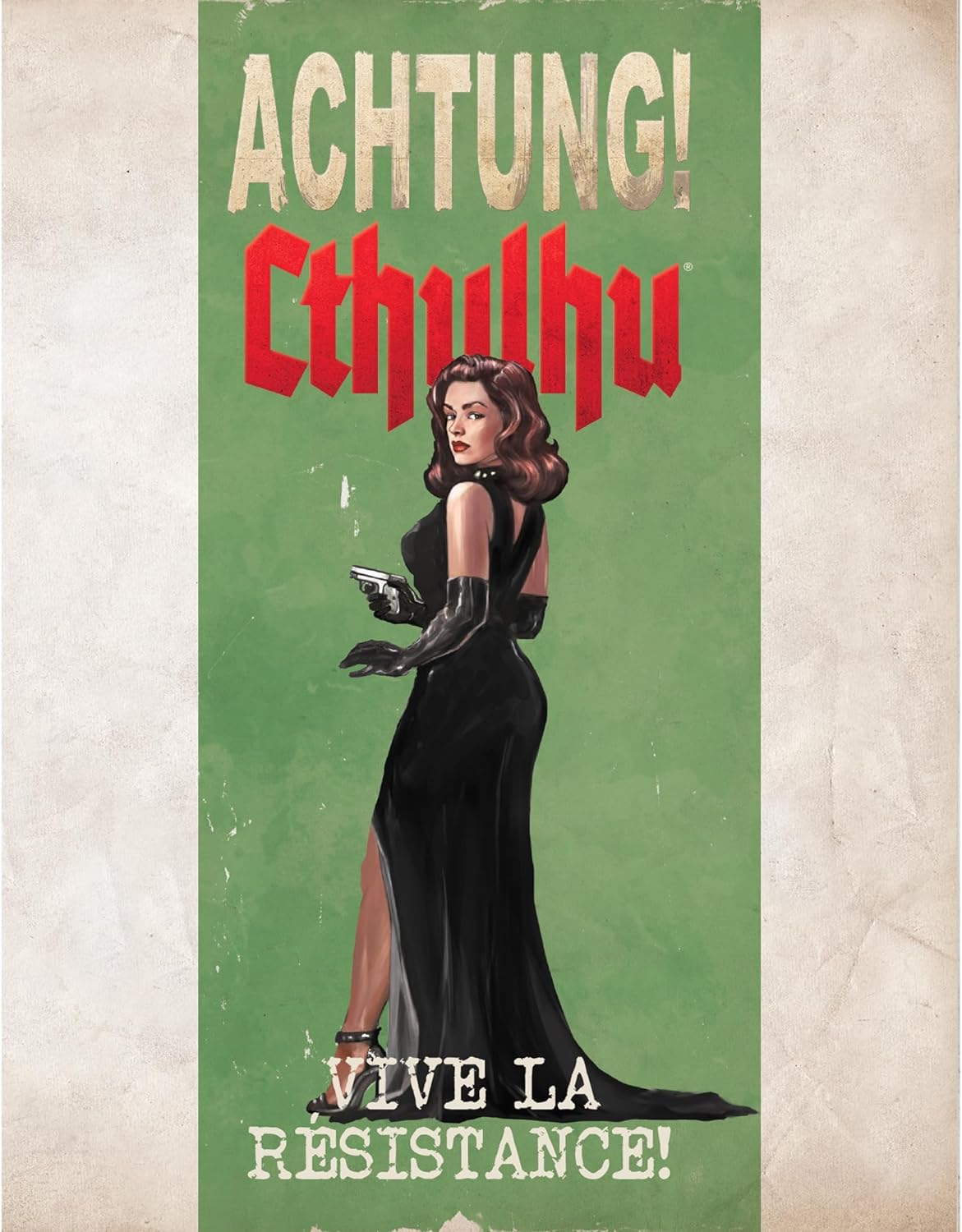 Modiphius: Achtung! Cthulhu 2d20: Vive La Resistance-Issue No. 9 - RPG Softcover Expansion Book, Complete Field Manual for Resistance Operatives