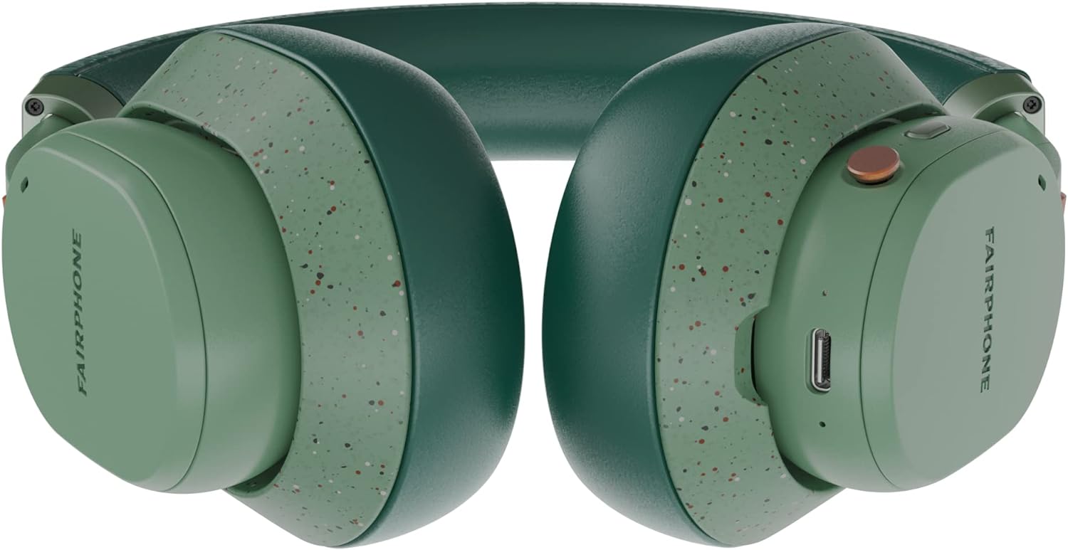 Fairphone Fairbuds XL Wireless Over-Ear Headphones with Active Noise Cancelling - Bluetooth (Green