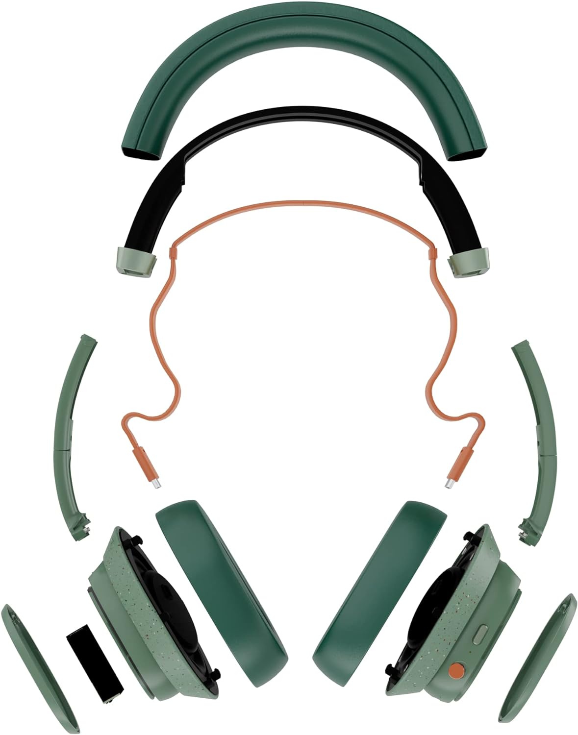 Fairphone Fairbuds XL Wireless Over-Ear Headphones with Active Noise Cancelling - Bluetooth (Green