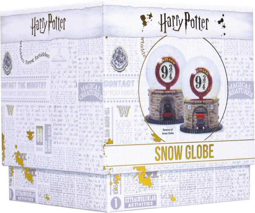 Half Moon Bay Harry Potter Snow Globe | Platform 9 3/4 Snow Globes for Children | Harry Potter Decor & Harry Potter Bedroom Accessories | Snow Globes for Adults | Harry Potter Gifts for Girls & Boys