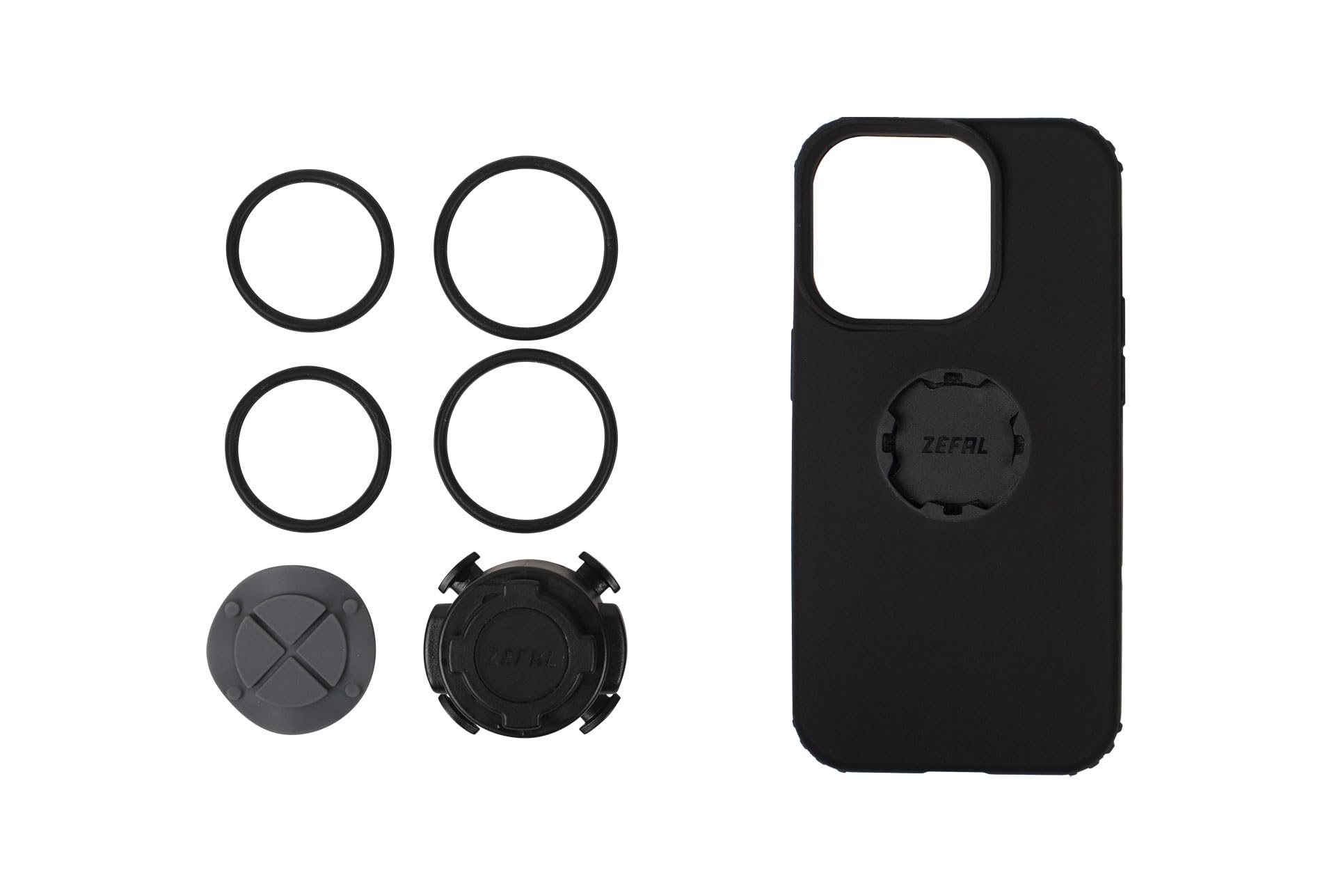 Zefal Z Console and Z Bike Smartphone Case & Bicycle Handlebar Mount, Black, iPhone 14 Pro