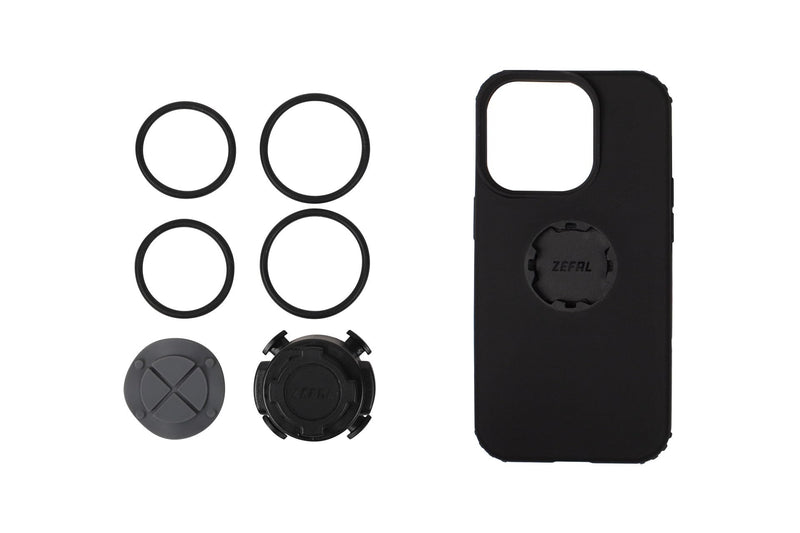 Zefal Z Console and Z Bike Smartphone Case & Bicycle Handlebar Mount, Black, iPhone 14 Pro