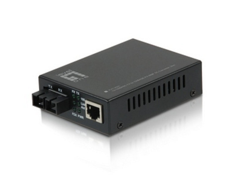 CONVERSOR Fibra OPTICA Level One 10/100TX A 100BASE-FX MMF SC (2KM