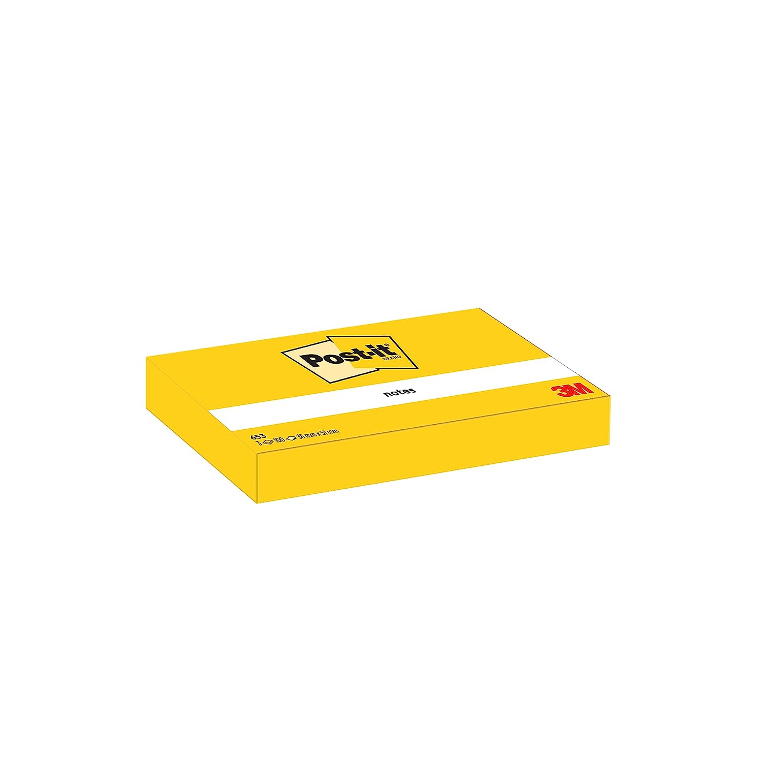 3M 06656 Crepe Paper Automotive Refinish Masking Tape, 28 lbs/in Tensile Strength, 55m Length x 48mm Width, Yellow