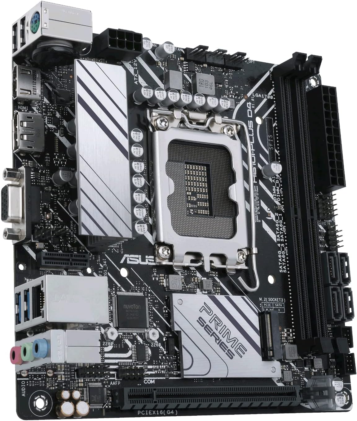 ASUS PRIME H610I-PLUS D4-CSM Intel H610 LGA 1700 mini ITX