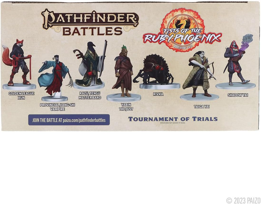 WizKids Pathfinder Battles: Fists of The Ruby Phoenix - Tournament of Trials Boxed Set