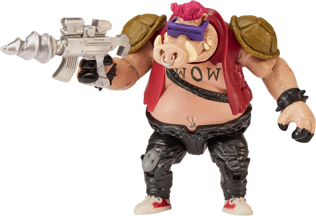 Teenage Mutant Ninja Turtles: Mutant Mayhem 4.5-Inch Bebop Basic Action Figure. Ideal present for boys 4 to 7 years and TMNT fans!