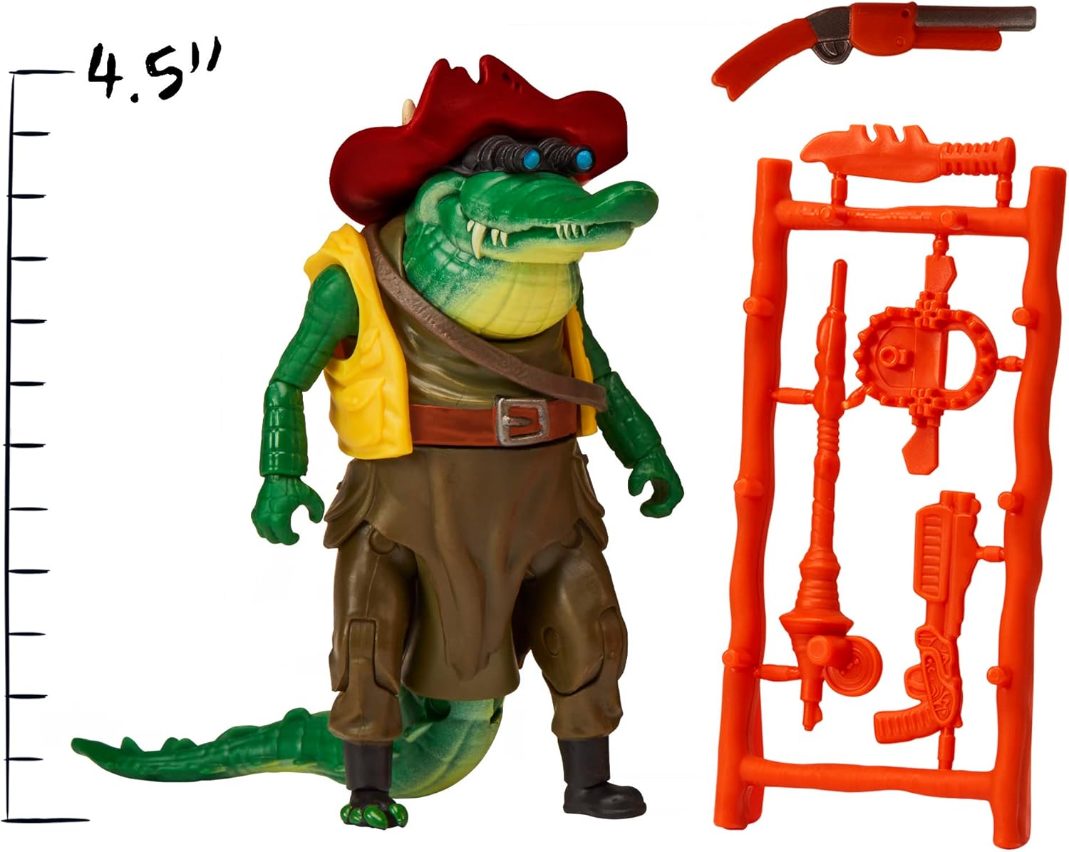 Teenage Mutant Ninja Turtles- Splinter Mutant Mayhem-Figura de acción básica de Cuero de 4.5 Pulgadas. Regalo Ideal para niños de 4 a 7 años y fanáticos de TMNT (Playmates 83294CO