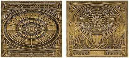 FANATTIK Dungeons & Dragons Metal Card Keys From The Golden Vault Limited Edition