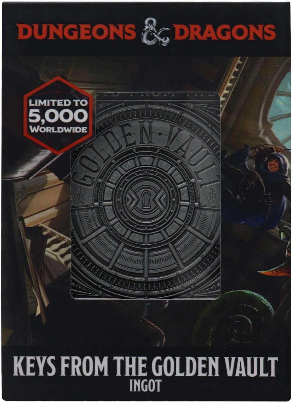 FANATTIK Dungeons & Dragons Metal Card Keys From The Golden Vault Limited Edition