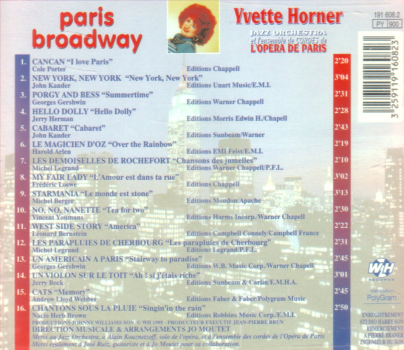 Les Plus Belles Comedies Musicales Du Monde;Paris Broadway