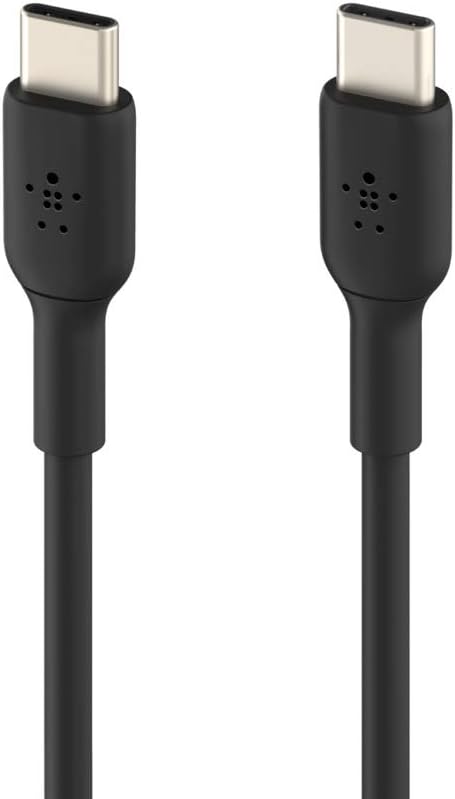 Belkin BoostCharge USB-C to USB-C fast charger cable, USB type C charger cable fast charging for iPhone 15, Samsung Galaxy S23, S22, Google Pixel, iPad, MacBook, Nintendo Switch and more - 2m