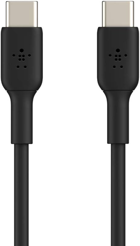Belkin BoostCharge USB-C to USB-C fast charger cable, USB type C charger cable fast charging for iPhone 15, Samsung Galaxy S23, S22, Google Pixel, iPad, MacBook, Nintendo Switch and more - 2m