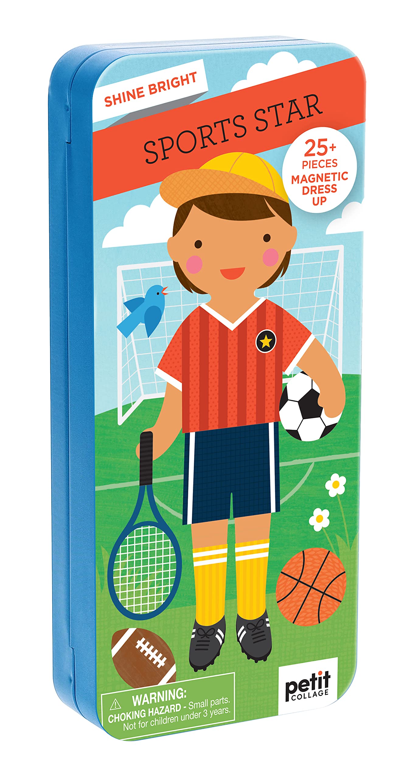 Petit Collage Shine Bright Sports Star, Small