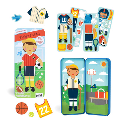 Petit Collage Shine Bright Sports Star, Small