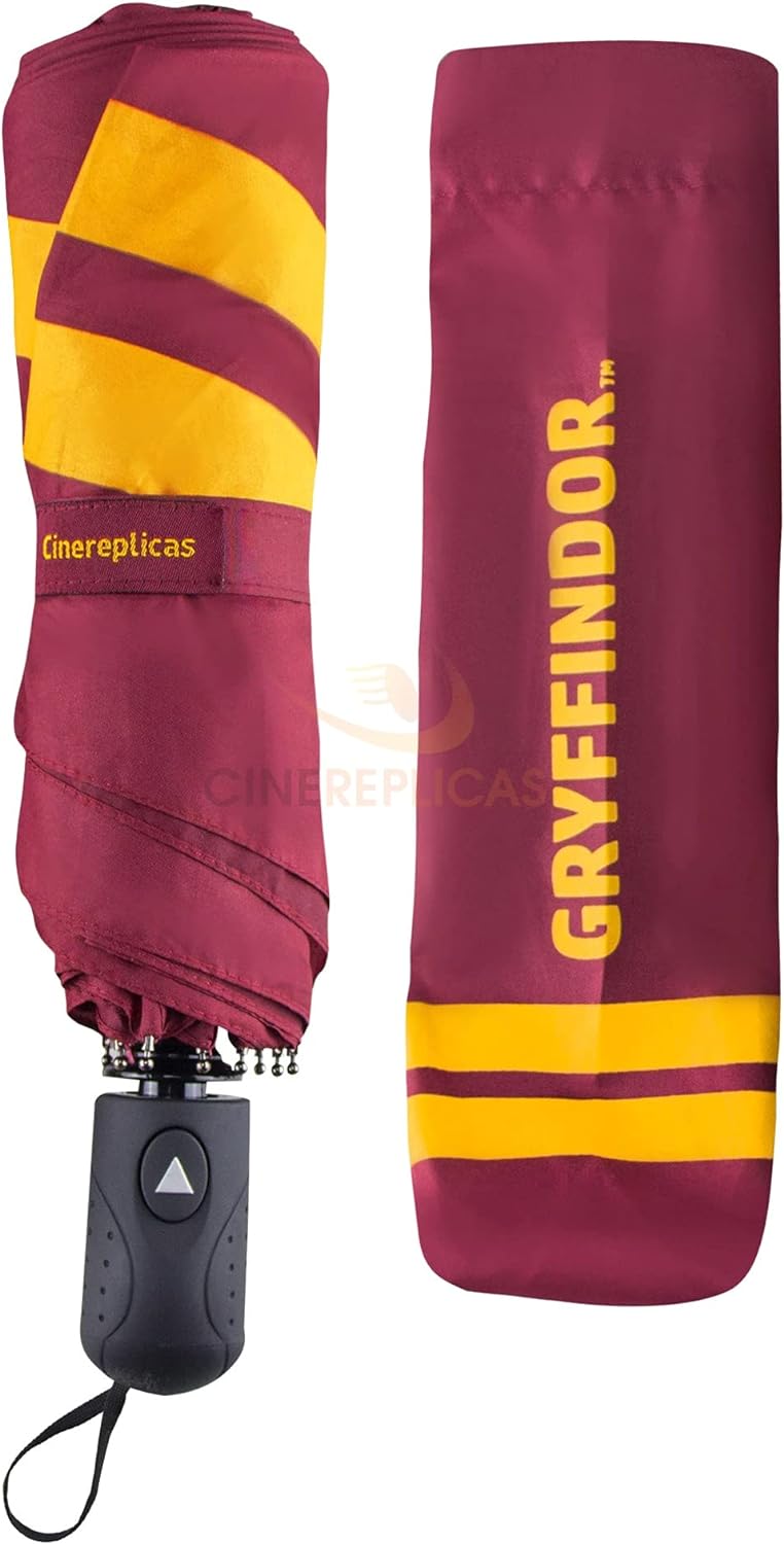 Cinereplicas - Harry Potter Umbrella - Auto Open - Official License - Gryffindor