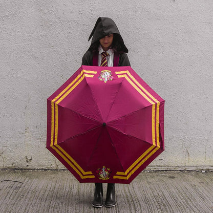 Cinereplicas - Harry Potter Umbrella - Auto Open - Official License - Gryffindor