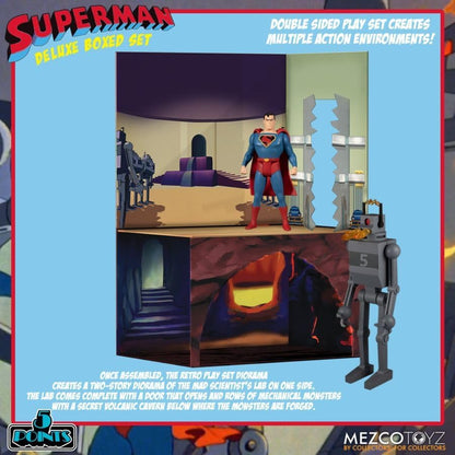 Mezco 5 Points Superman - The Mechanical Monsters (1941): Deluxe Boxed Set