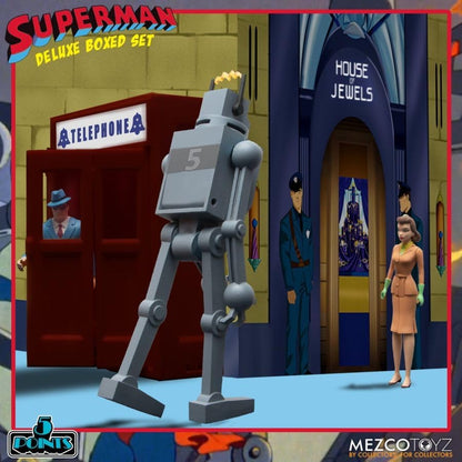 Mezco 5 Points Superman - The Mechanical Monsters (1941): Deluxe Boxed Set