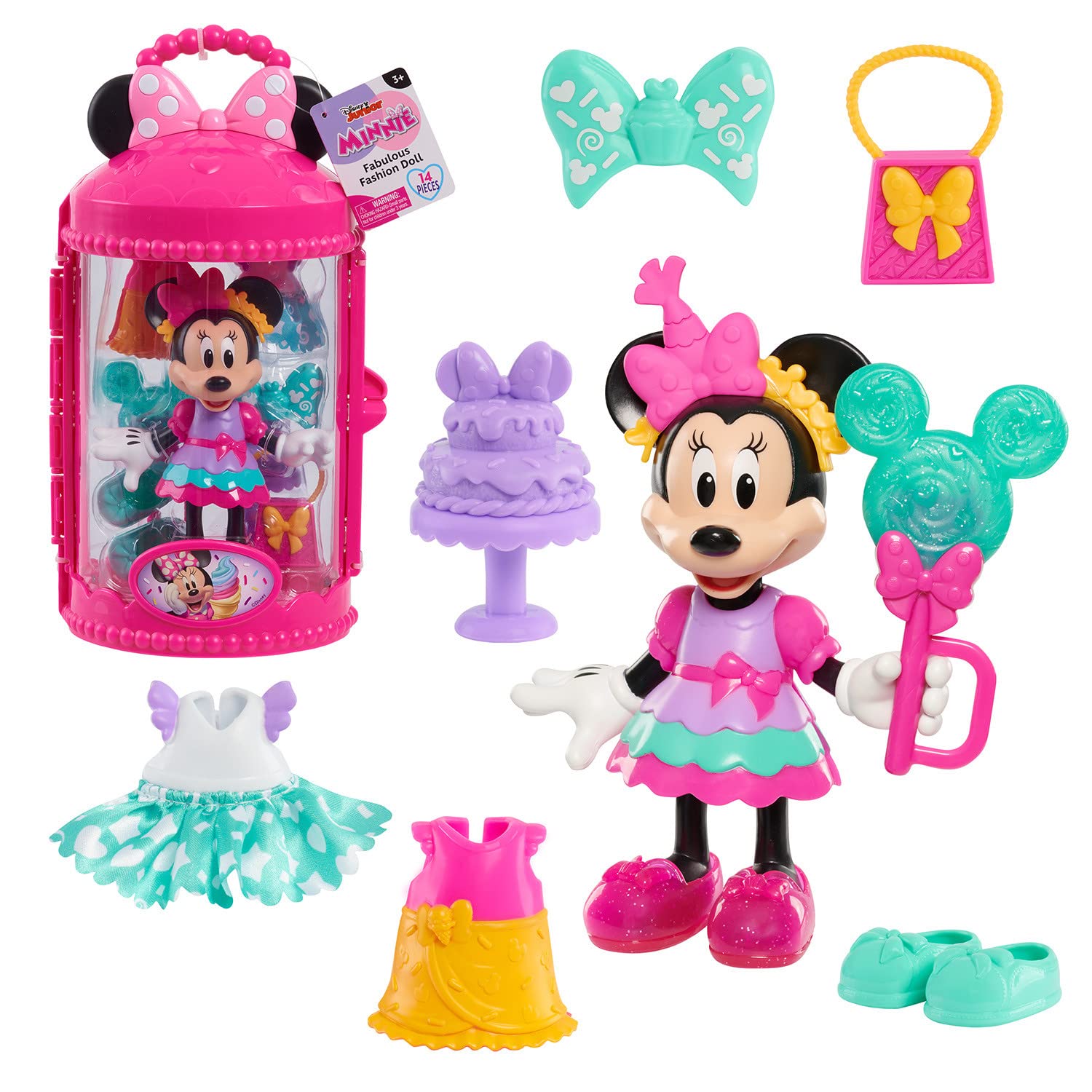 Disney Minnie Mouse Fabulous Fashion Doll, 89992, Multi-color