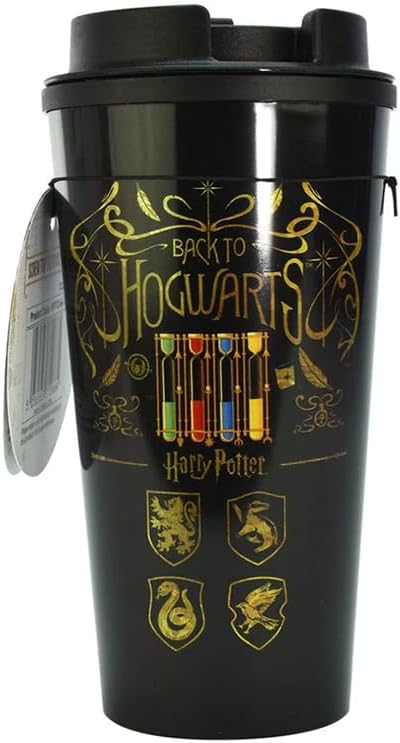 Harry Potter Thermo Kaffeebecher, Kaffeetasse Unterwegs, 500 ml, Fanartikel